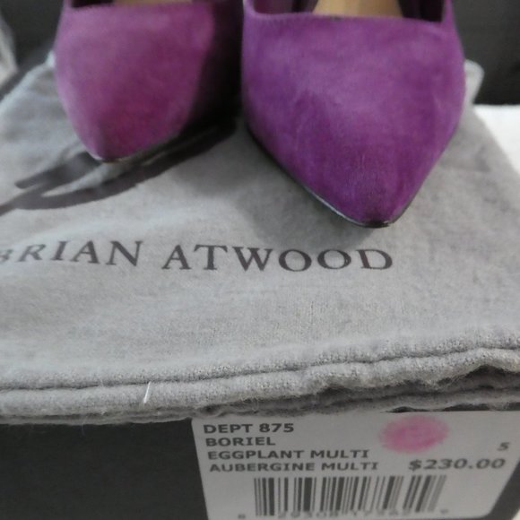 Offers Accepted! NWB Multicolour Brian Atwood Suede Pumps - Picture 13 of 13